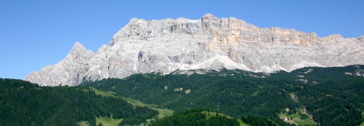 Alta Badia Dolomites in summer
