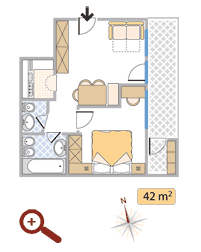 Grundriss Wohnung 21