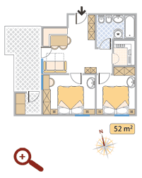 Floor plan apartment 22
