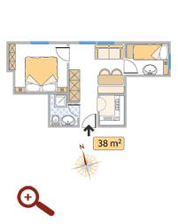 Grundriss Wohnung 24