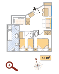 Grundriss Wohnung 31