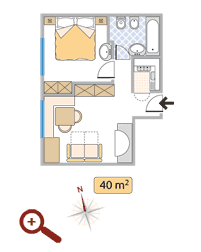 Grundriss Wohnung 33
